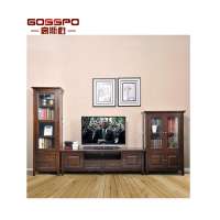 GSP15-014 Live Room Slim Cabinet TV Stand Design