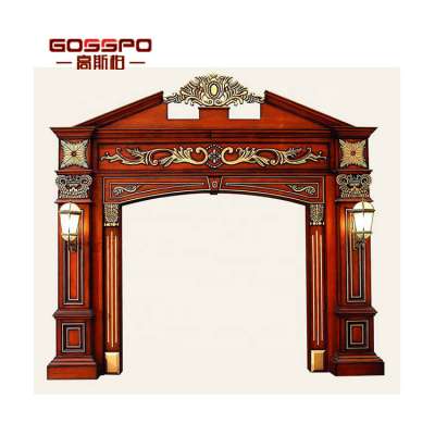 Classic curved solid wood architrave