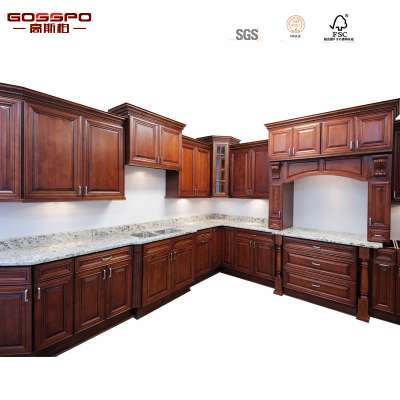 China Wholesale Kitchen Cabinet Solid Rosewood Kitchen Cabinet