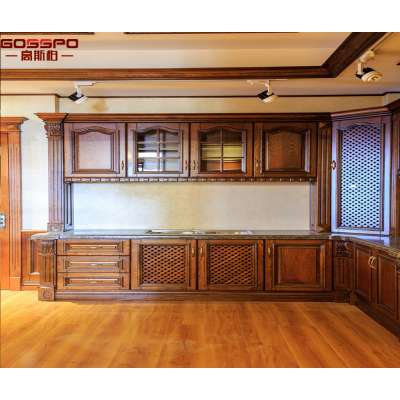 KC1-015 Simple Design Custom Wood Cabinet Kitchen