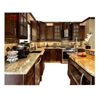 Apartment antique designs luxury solid wood kitchen cabinets