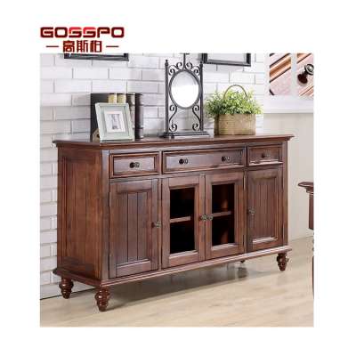 GSP20-015 Large Antique Wooden Drawer Storage Cabinets Large Wooden Storage Cabinets